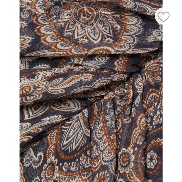 NEW Veronica Beard Palmora Silk Marine Blue Multi Paisley Print Mini Dress Sz 0 - Picture 5 of 7